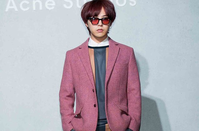 G-Dragon aka Kwon Ji-Yong of South Korean boy band Bigbang attends the launch party for 'Acne Studio' flagship store on Sept. 18, 2015 in Seoul.