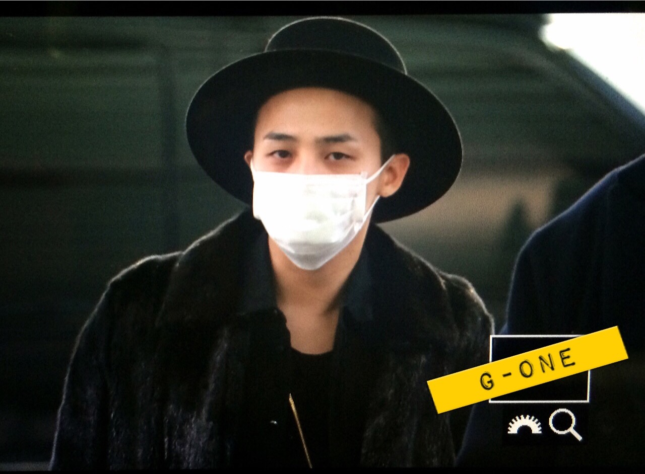 G-Dragon - Incheon Airport - 24jan2015 - G-One - 01.jpg