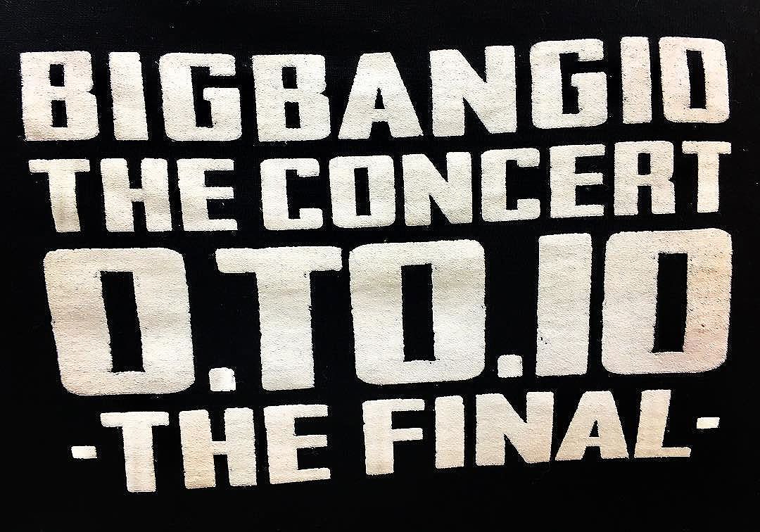 G-Dragon Instagram Nov 5, 2016 5:04pm 今日からTOKYO DOMEで。
#BIGBANG10 #0TO10TOUR #THEFINAL #ENCORE