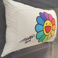 Curated by T.O.P TO SLEEP、OR NOT TO SLEEP-THAT IS THE QUESTION. signed in English and dated 2016、framed T.O.P personal pillow、silkscreen、acrylic box #TTTOPxSothebys #TakashiMurakami Sothebys.com/tttop